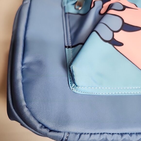 NWT Disney Loungefly Lilo & Stitch Clutching Heart Backpack Full Size School - Picture 6 of 13